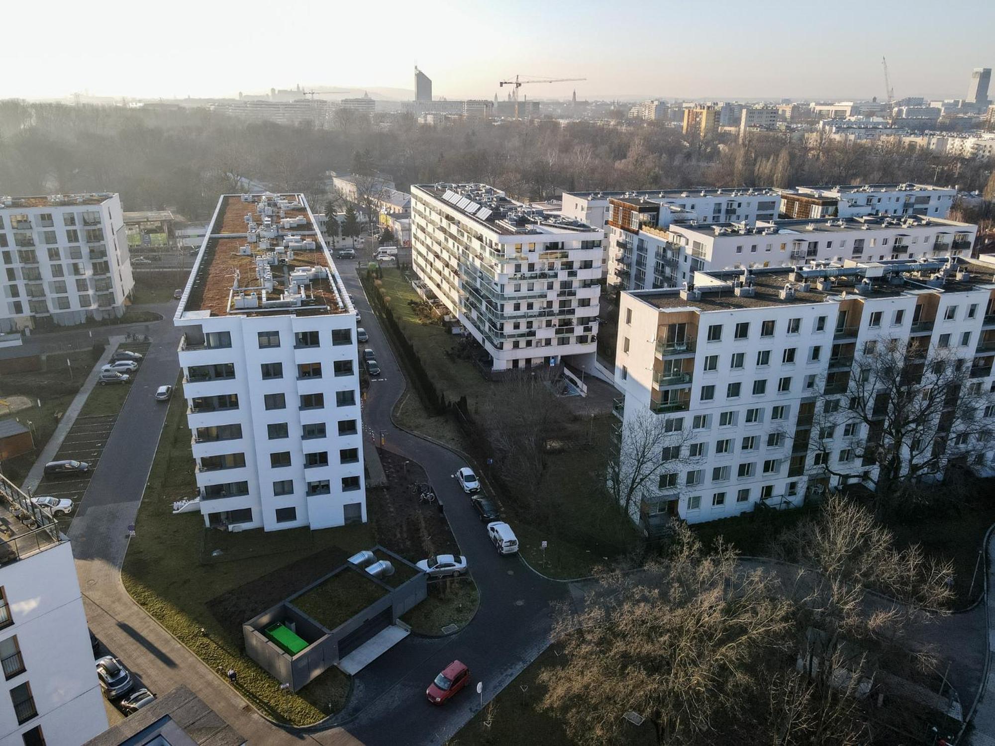 Dabie Park Residence Cracóvia Exterior foto